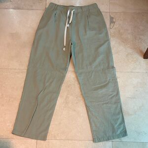 Uniqlo Women's Straight Leg Drawstring Pants - Sage Green